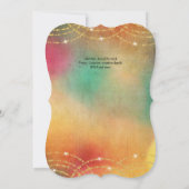 NIKAH - Uitnodiging tot   islamitische roze goudwe (Achterkant)