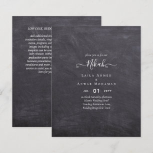 NIKAH - Uitnodigingen voor een budget islamitische