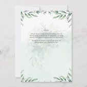 Nikah Walima GROENHOUT TROUWKAART Islamitisch Kaart (Achterkant)