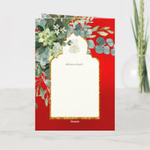 Nikah Walimah Wedding Invitation Programme RSVP Kaart (Achterkant)