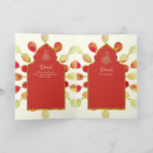 Nikah Walimah Wedding Invitation Programme RSVP Kaart (Binnen)