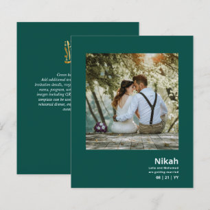NIKAH - Weddenschapsbudget Agate Gold Blauwgroen F