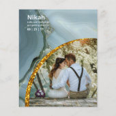 NIKAH - Weddenschapsbudget Agate Gold Blauwgroen F Flyer (Voorkant)