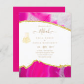 NIKAH Wedding Invitations Modern Sparkle (Voorkant / Achterkant)