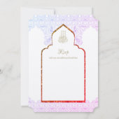 NIKAH Wedding Invite - Moskee Walimah Kaart (Achterkant)
