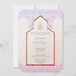 NIKAH Wedding Invite -  Moskee Walimah Kaart