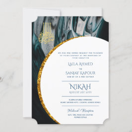Nikah Wedding Invites | Islamic Walimah Modern Kaart