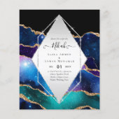 Nikah Wedding nodigt uit tot AGATE GOLD GLITTER BU (Voorkant)