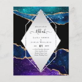 Nikah Wedding nodigt uit tot AGATE GOLD GLITTER BU Flyer