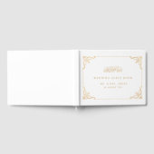 Nikah Wit Goud Islamitische Moslim Bruiloft Gastenboek (Volledig)