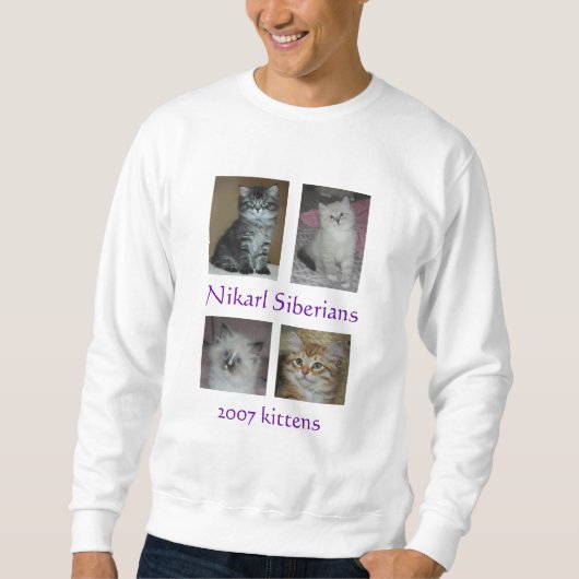 Nikarl Siberians Sweatshirt (Voorkant)