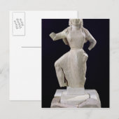 Nike, uit Delos, c.550 BC Briefkaart (Voorkant / Achterkant)