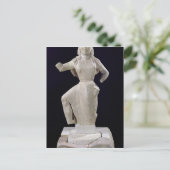 Nike, uit Delos, c.550 BC Briefkaart (Staand voorkant)