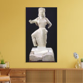 Nike, uit Delos, c.550 BC Canvas Afdruk (Insitu (Woonkamer))