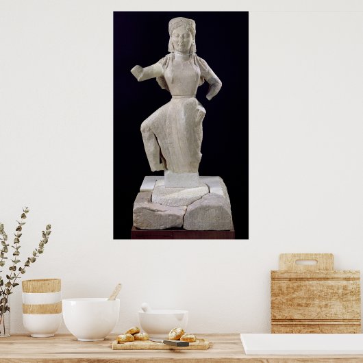 Nike, uit Delos, c.550 BC Poster (Keuken)