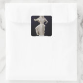 Nike, uit Delos, c.550 BC Vierkante Sticker (Tas)