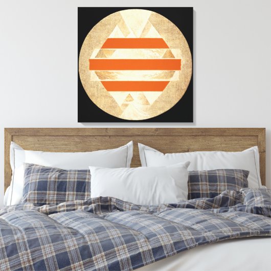 Nikias Logo Canvas Afdruk (Insitu (Slaapkamer))