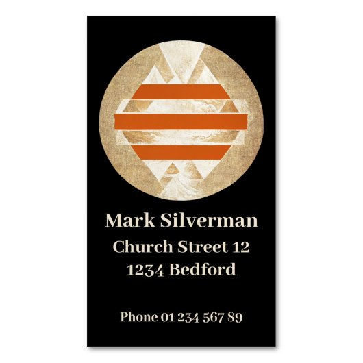 Nikias Logo Magnetisch Visitekaartje (Voorkant Verticaal)