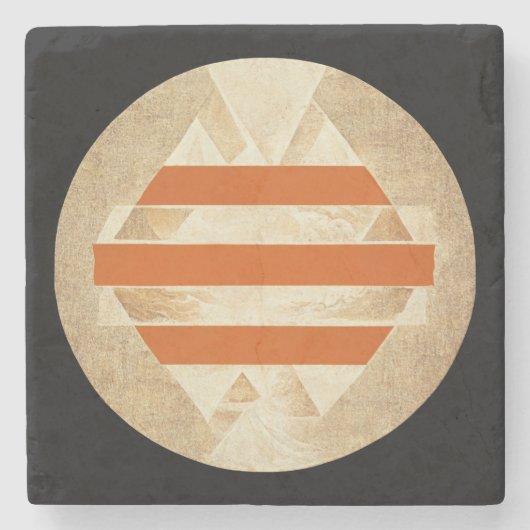 Nikias Logo Stenen Onderzetter (Voorkant)