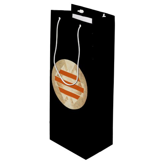 Nikias Logo Wijn Cadeautas (Voorkant Gekanteld)