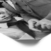 Nikita Khrushchev en Joseph Stalin Poster (Hoek)