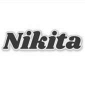 Nikita Sticker (Voorkant)