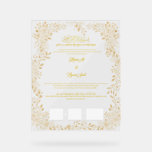 Nikkah certificaat, Moslim contract, Acryl Bord<br><div class="desc">Nikkah certificaat,  Moslim contract, </div>