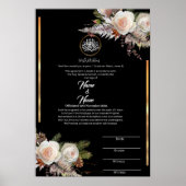 Nikkah-certificaat Poster (Voorkant)
