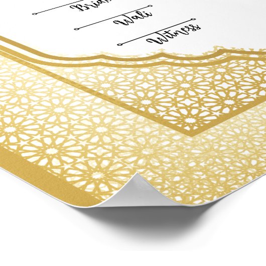 NIKKAH CONTRACT POSTER (Hoek)