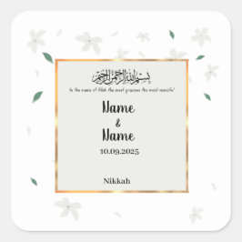 Nikkah geeft de voorkeur aan stickers