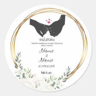 Nikkah gunstige stickers