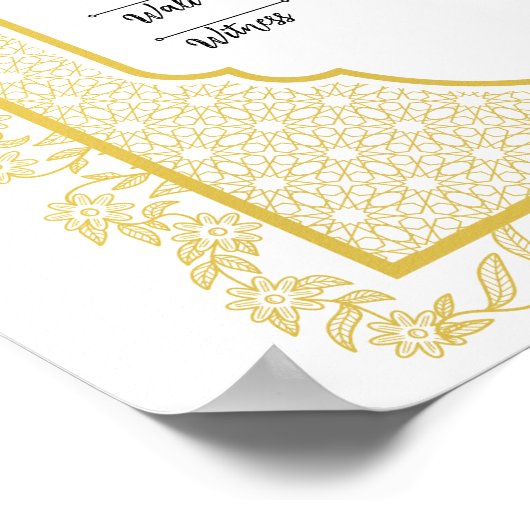 NIKKAH SJABLOON POSTER (Hoek)