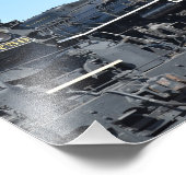 Nikkel Bord Road 759 en 765 stoomlocomotieven Foto Afdruk (Hoek)