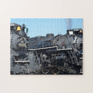 Nikkel Bord Road 759 en 765 stoomlocomotieven Legpuzzel