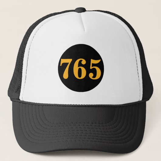 Nikkel Bord Road "765" Trucker Hat Pet (Voorkant)