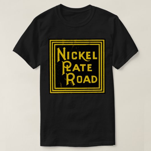 Nikkel Bord Road Geel T-shirt (Design voorkant)