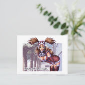 Nikki - Anime Kerstmis Feestdagenkaart (Staand voorkant)