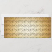 Nikki CHAMPAGNE METALLIC Las Vegas Huwelijk Kaart (Achterkant)