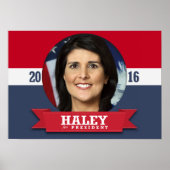 NIKKI HALEY 2016 POSTER (Voorkant)