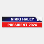 Nikki Haley 2024 Bumpersticker (Voorkant)