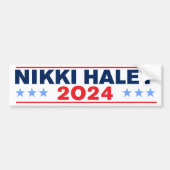 Nikki Haley 2024 Bumpersticker (Voorkant)