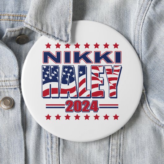 Nikki Haley 2024 Ronde Button 6,0 Cm (In situ)