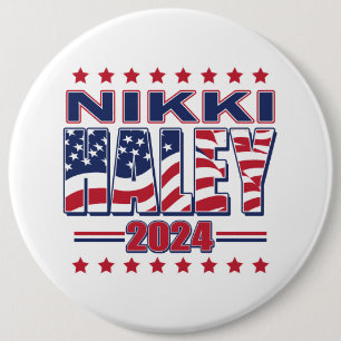 Nikki Haley 2024 Ronde Button 6,0 Cm