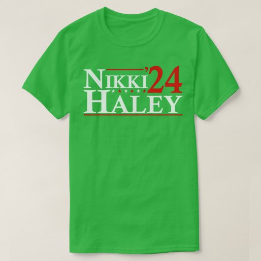 Nikki Haley 2024 T-shirt (Design voorkant)