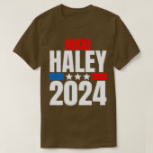 Nikki Haley 2024 T-shirt (Design voorkant)