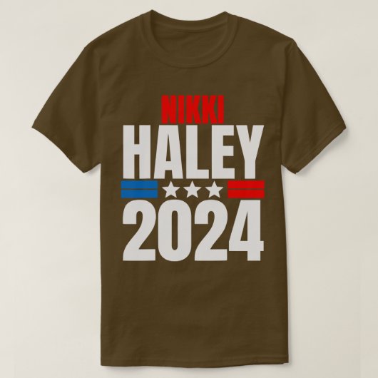Nikki Haley 2024 T-shirt (Design voorkant)