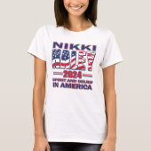 Nikki Haley 2024 T-shirt (Voorkant)