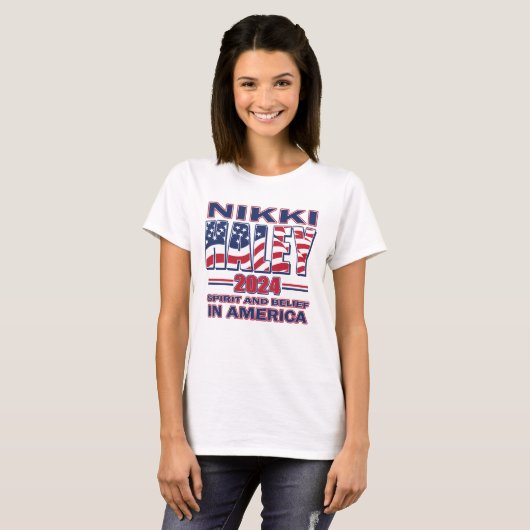 Nikki Haley 2024 T-shirt (Voorkant volledig)