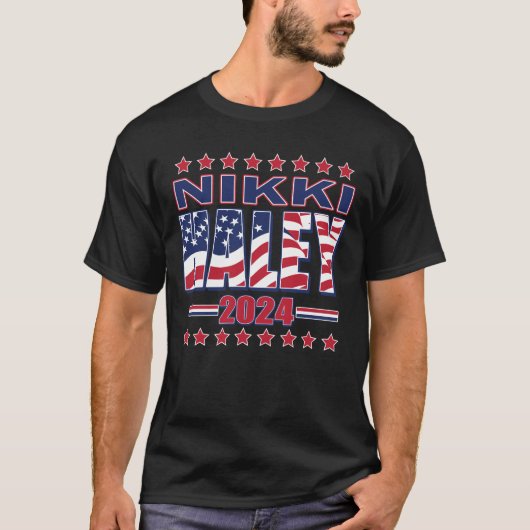 Nikki Haley 2024 T-shirt (Voorkant)
