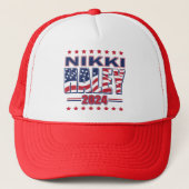 Nikki Haley 2024 Trucker Pet (Voorkant)